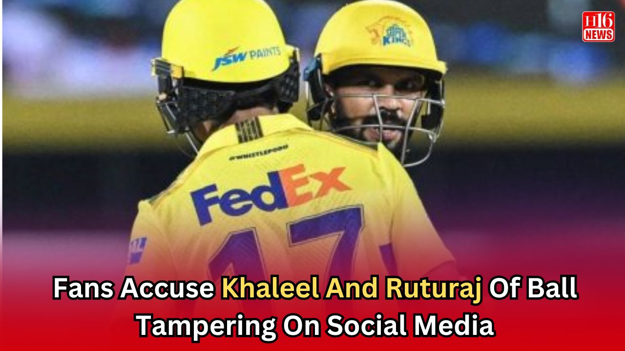 Fans Accuse Khaleel And Ruturaj Of Ball Tampering On Social Media